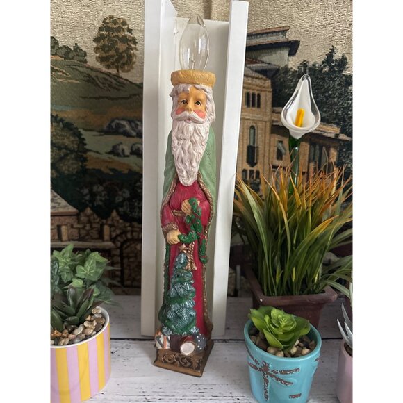 Vintage Electrical Santa Claus Christmas Table Lamp - Picture 2 of 15